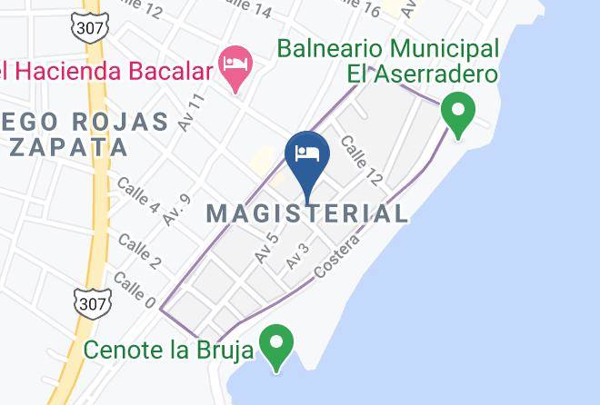 Bacalar - Hotel Seyba Bakalar Maps