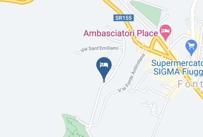 Frosinone - Hotel Sforza Maps