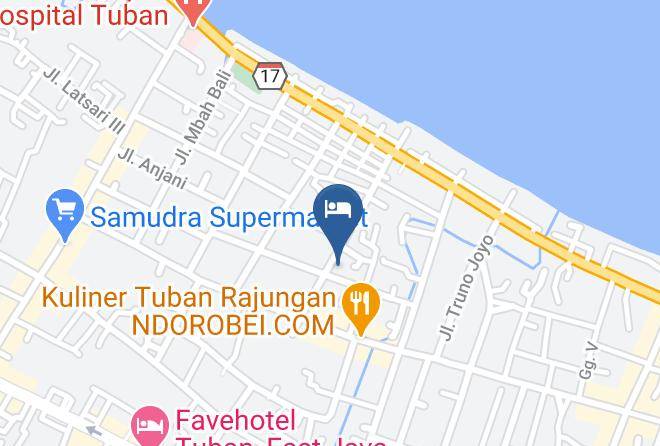 Tuban Regency - Hotel Sg17 Maps