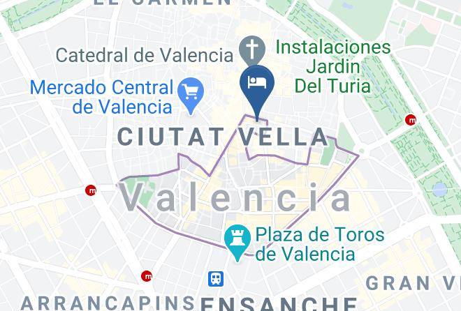 Valencia - Hotel Sh Suite Palace Maps
