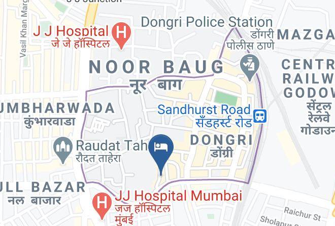 Mumbai - Hotel Shadab Palace Maps