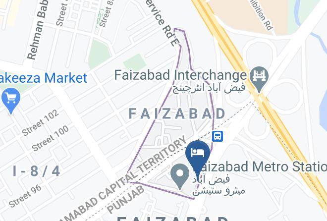 Islamabad - Hotel Shahzad International Maps