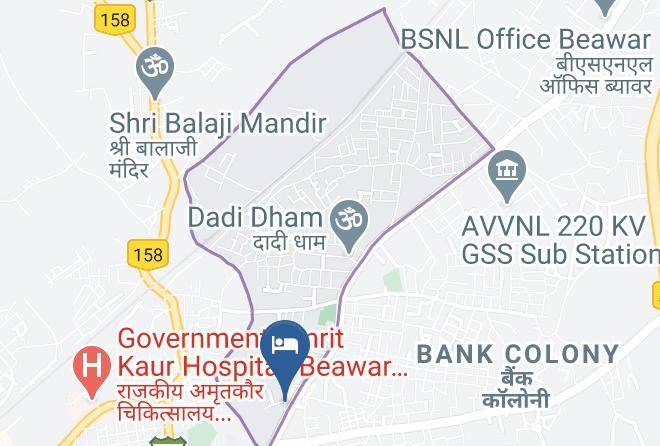 Beawar - Hotel Shakun Maps