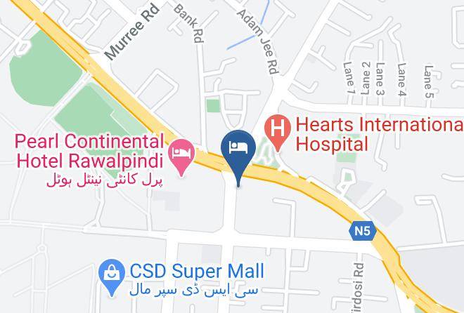 Islamabad - Hotel Shalimar Rawalpindi Maps