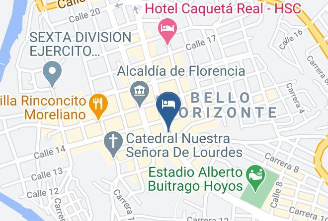 Florencia - Hotel Shalom Caqueta Maps