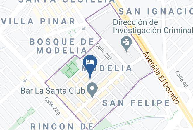 Bogota - Hotel Shalom Maps