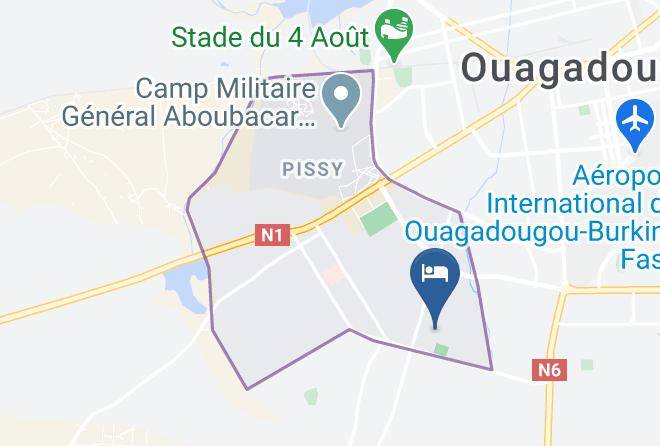 Kadiogo - Hotel Shalom Maps