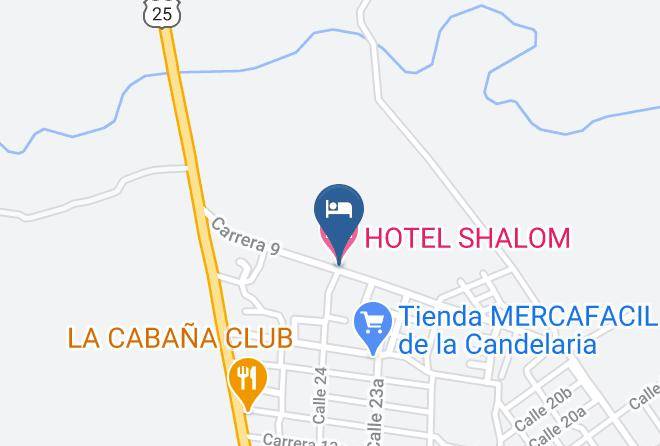 Palmar De Varela - Hotel Shalom Maps