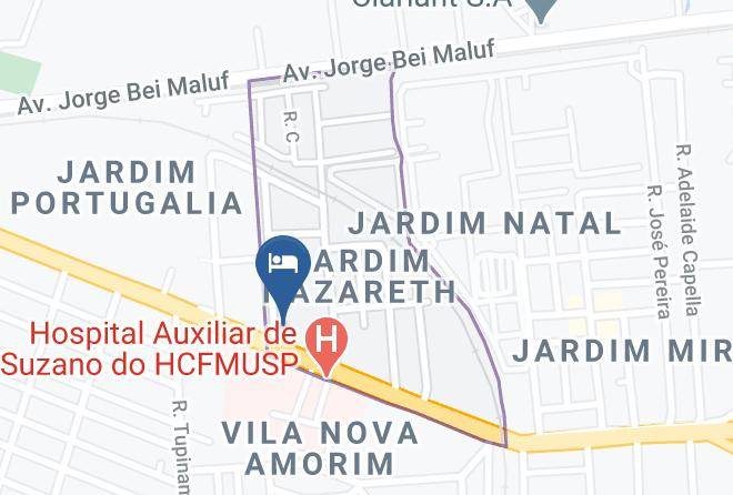 Suzano - Hotel Shalom Suzano Maps