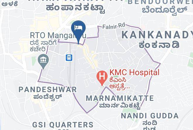Mangalore - Hotel Shamoon Palace Maps