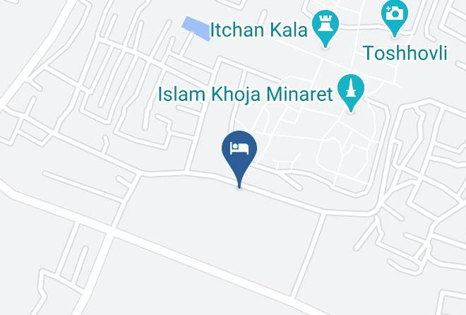 Urganch - Hotel Shams Khiva Maps
