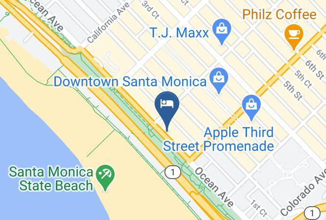 Los Angeles - Hotel Shangri La Maps