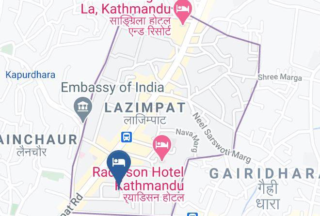 Hotel Shanker Kathmandu Map