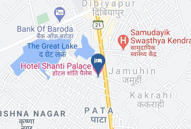 Auraiya Sub District - Hotel Shanti Palace Maps