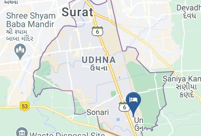 Chorasi - Hotel Shanti Sadan Maps