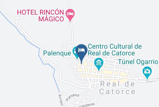 Catorce - Hotel Shantiniketan Maps