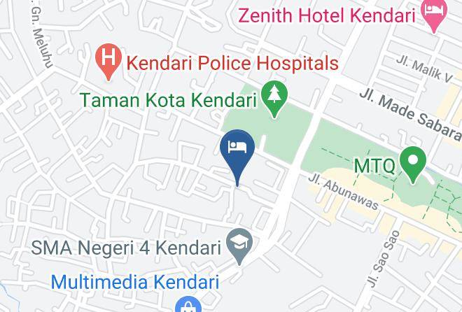 Kendari - Hotel Shara Bintang Maps