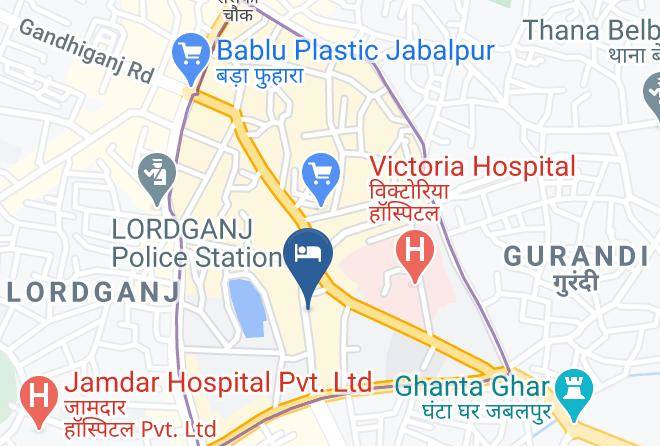 Jabalpur - Hotel Sharda Maps