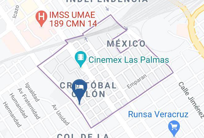 Veracruz Cristobalon - Hotel Sharidia Maps