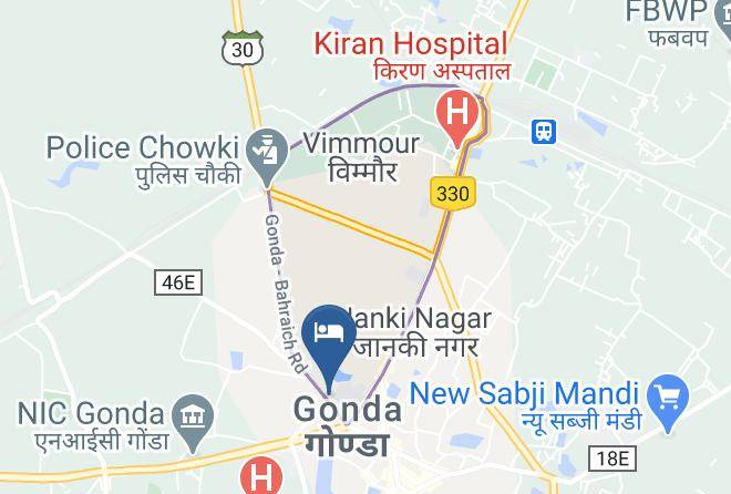 Gonda - Hotel Sharma Palace Maps