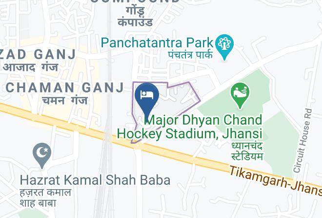 Jhansi - Hotel Shashi Palace Maps