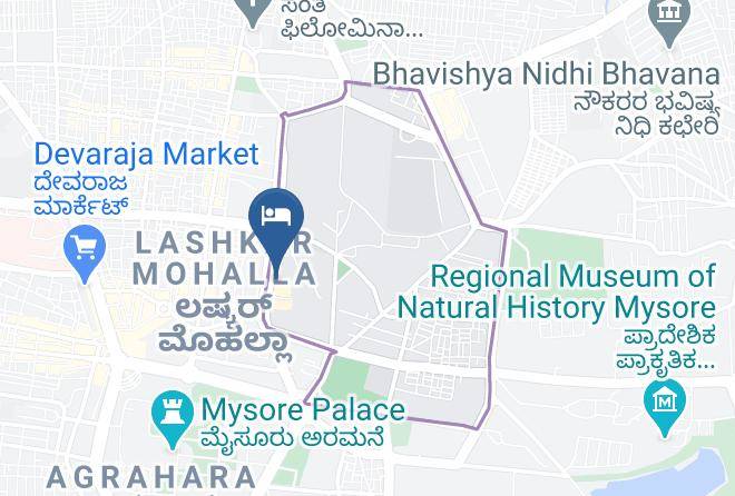 Mysore - Hotel Shastri Paradise Maps