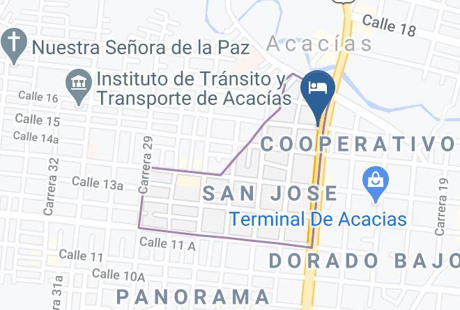 Acacias - Hotel Shayos Maps