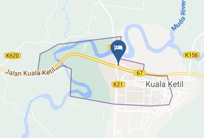 Baling - Hotel Shaz Kuala Ketil Maps