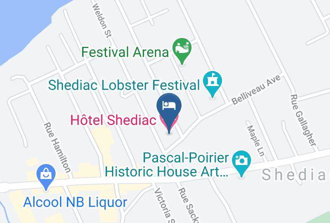 Westmorland - Hotel Shediac Maps