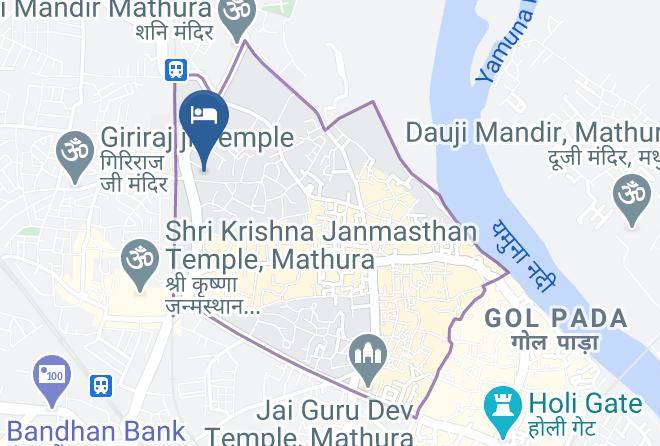 Mathura - Hotel Sheetal Regency Maps