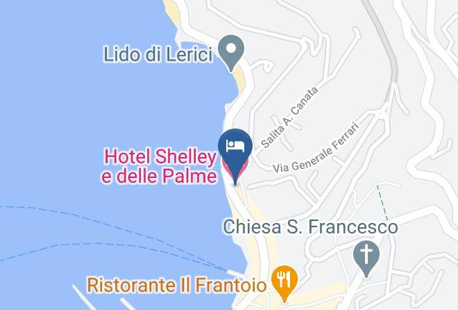 La Spezia - Hotel Shelley E Delle Palme Maps