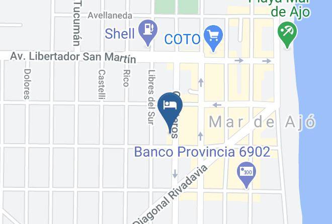 Mar Del Tuyu - Hotel Shelter Srl Maps