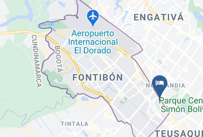 Bogota - Hotel Sheraton Bogota Maps