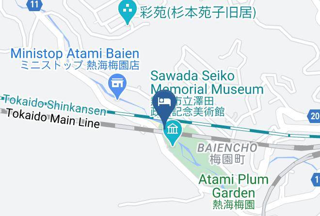 Atami City - Hotel Shikisai Maps