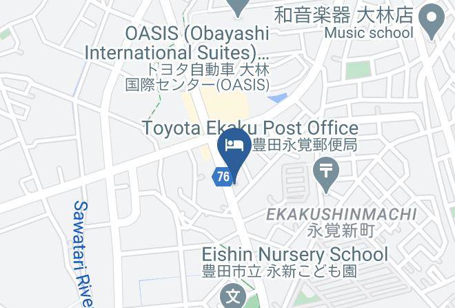 Toyota City - Hotel Shin Ei Maps