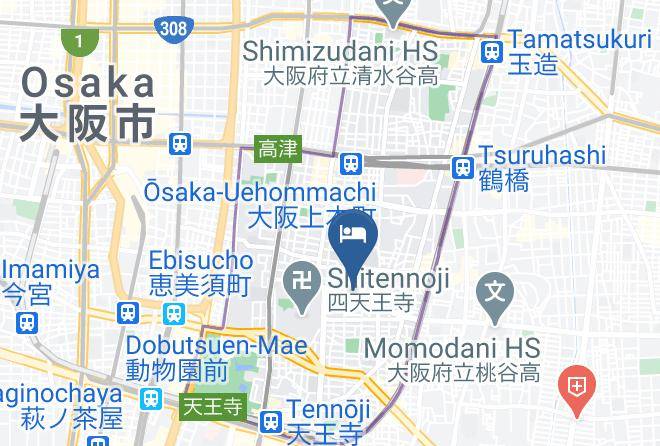Hotel Shinpoin Osaka Map