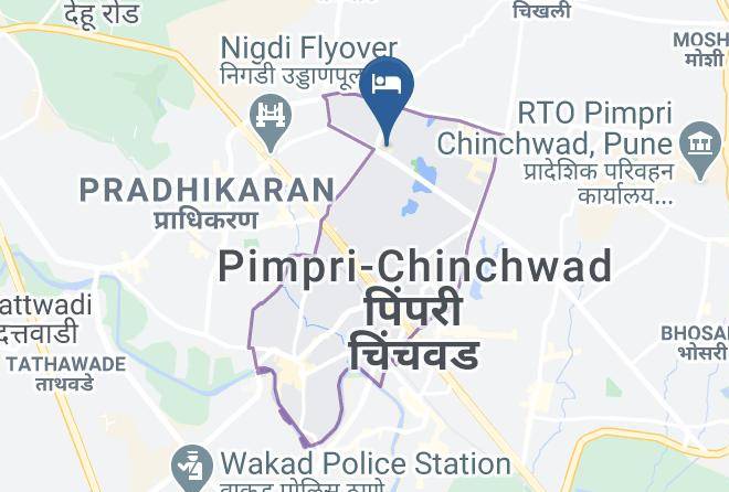 Chinchwad - Hotel Shipra Regency Maps