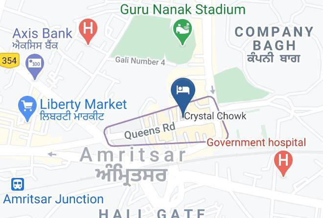 Amritsar - Hotel Shiraz Regency Maps