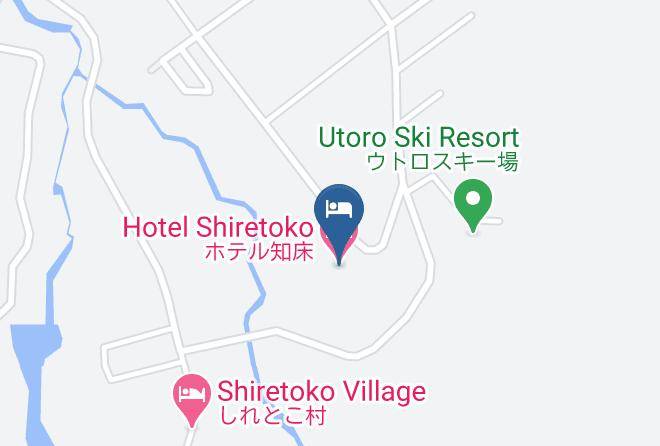 Shari Townshari District - Hotel Shiretoko Maps