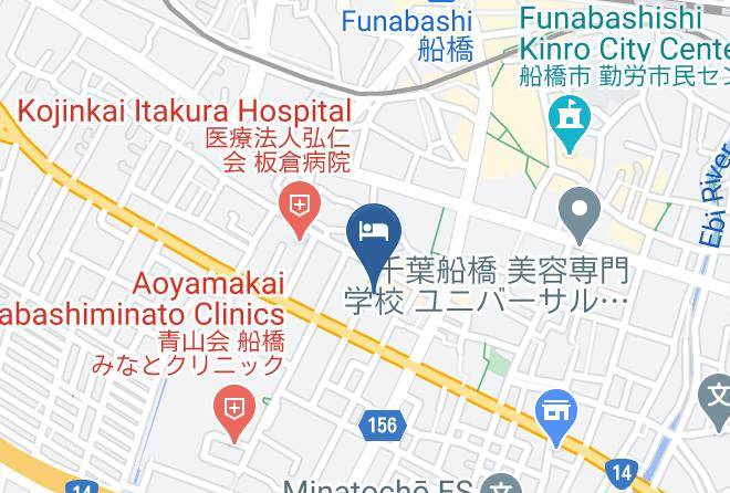 Funabashi City - Hotel Shiro Maps