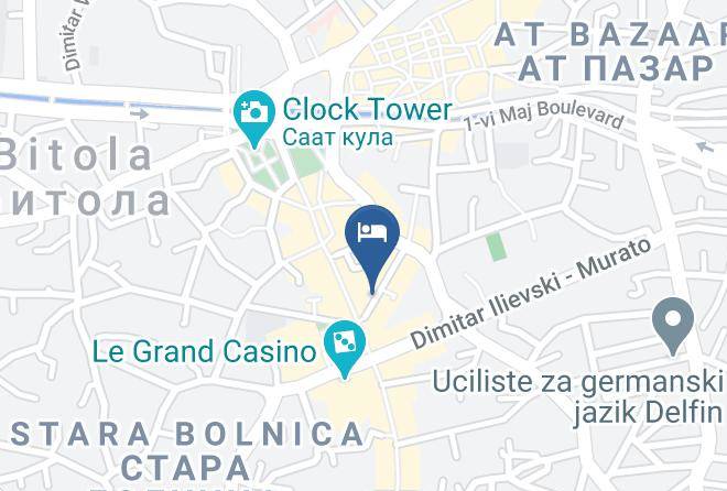 Bitola - Hotel Shirok Sokak And Travel Pub Maps