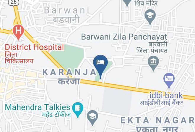 Barwani - Hotel Shiv Shankar & Restaurant Maps