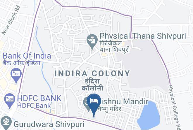 Shivpuri - Hotel Shivam Paradise Maps