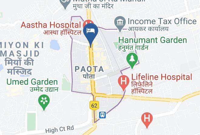 Jodhpur - Hotel Shivam Restaurant Maps