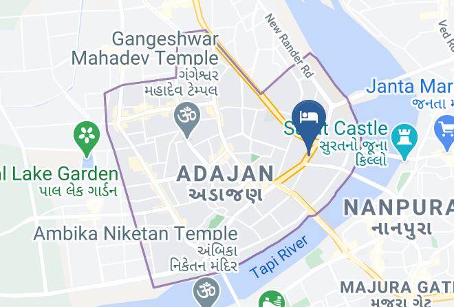 Surat - Hotel Shivam Maps