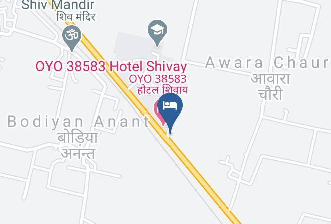 Deoria Sub District - Hotel Shivaya And Up 52 Restaurants Maps