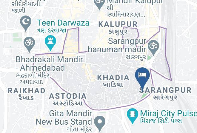 Ahmadabad - Hotel Shivganga Maps