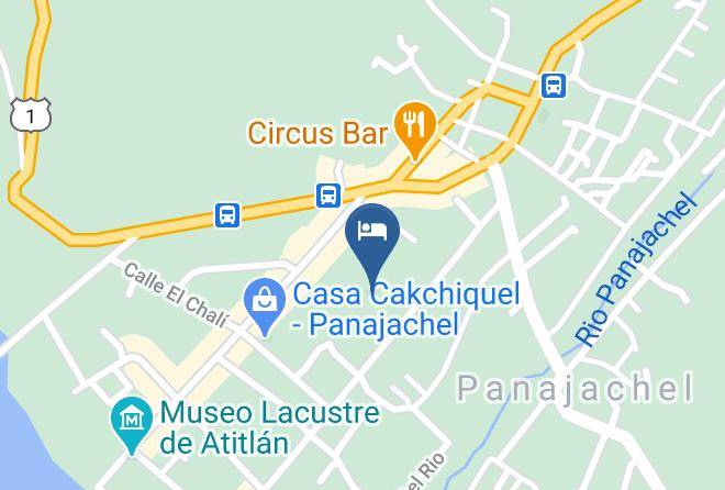 Panajachel - Hotel Shofar Maps