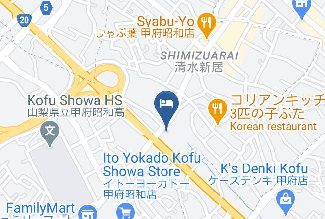Showa Townnakakoma District - Hotel Showa Maps