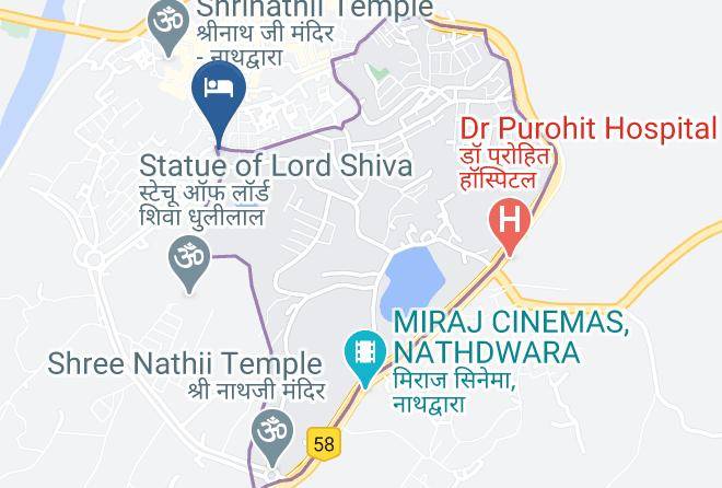 Nathdwara - Hotel Shree Jee Darshan Maps